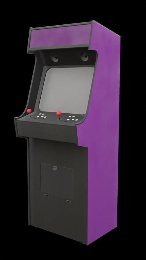 3d Model Classic Arcade Machine Vr Ar Low Poly Cgtrader