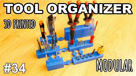 3d Printed Modular Workshop Tool Organizer Youtube