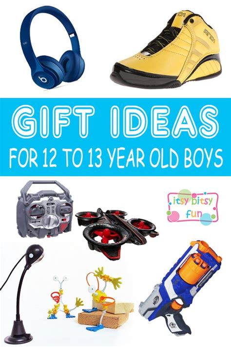 What gift to give a 12 year old boy. Best Gifts for 12 Year Old Boys in 2017 - itsybitsyfun.com
