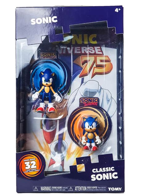 Sonic The Hedgehog Sonic Boom And Classic Sonic Action Figure 2 Pack
