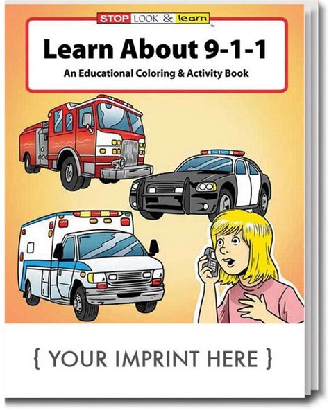 Learn About 911 Coloring And Activities Book
