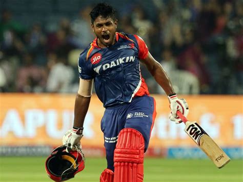 He plays for kerala in domestic cricket. Sanju Samson Hammers 1st Century of IPL 2017 | Cricket News