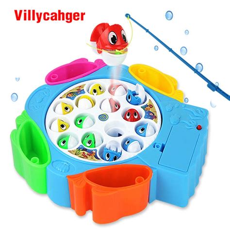 Kids Fishing Toys Set Children Educational Toys Musical Ts Electric