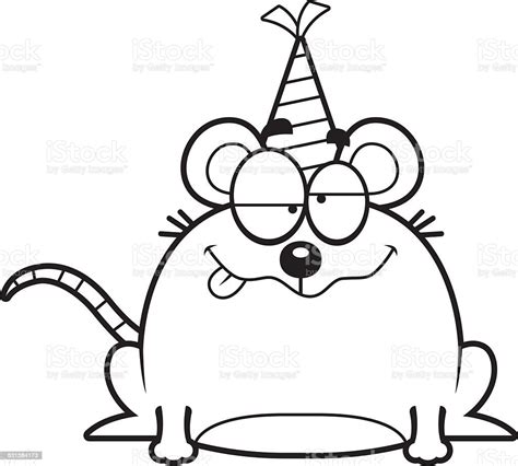 Cartoon Mouse Drunk Party Stock Illustration Download Image Now