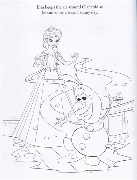 Frozen Coloring Page Printable