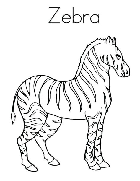 A zebra without stripes stands out among the others. Realistic Zebra Coloring Pages at GetColorings.com | Free ...