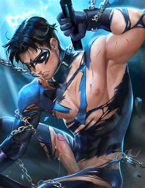 Sakimichan Dick Grayson Nightwing Batman Series Dc Comics