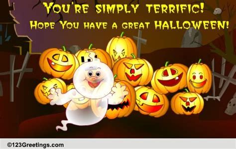 Have A Terrific Halloween Free Jack O Lantern Ecards Greeting Cards