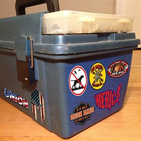 Tool Chest 19 Pack Union Hard Hat Lunch Box Stickers Vinyl Electrician