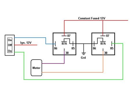 Car Relay Wiring Diagram For Lights