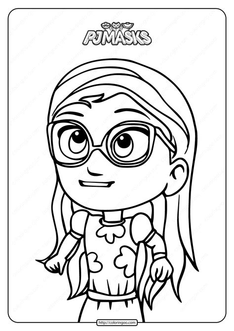 Pj masks colouring pages i owlette gekko catboy i draw pj masks characters please subscribe for more future videos. PJ Masks Owlette Amaya Printable Coloring Page