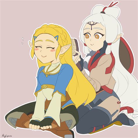 Zelda And Impa By Reycupcake On Deviantart