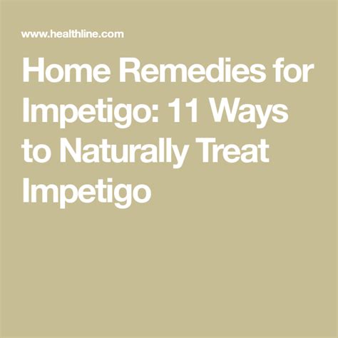 Home Remedies For Impetigo 11 Ways To Naturally Treat Impetigo