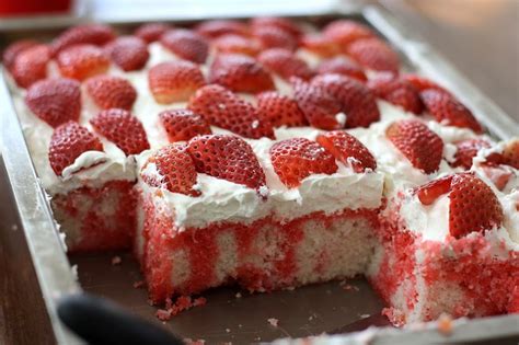 Get inspired by our community of talented artists. STRAWBERRIES & CREAM POKE CAKE - Butter with a Side of Bread