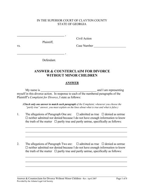 Divorce Papers Fill Online Printable Fillable Blank Pdffiller How To
