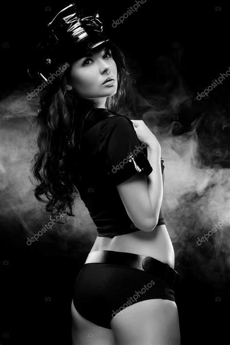 Sexy Beautiful Police Woman Stock Photo By Juice Team