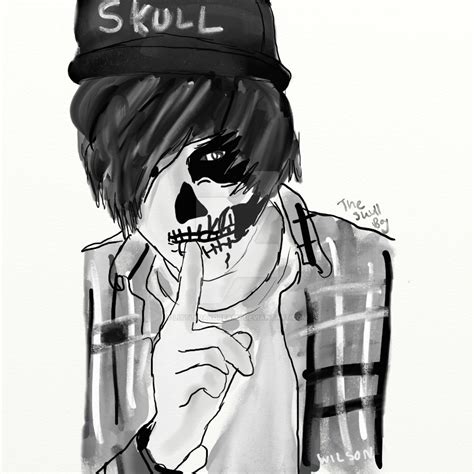 The Skull Boy By Littledaydreamz On Deviantart