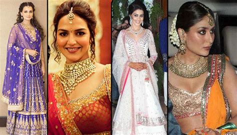 top 7 stunning looks of bollywood actresses at their sangeet ceremony