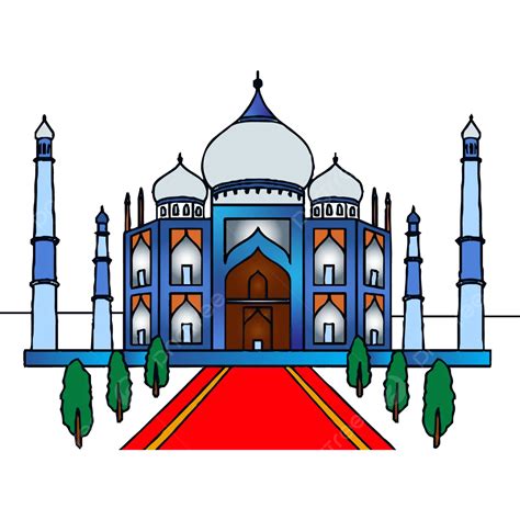 Taj Mahal Vector Taj Mahal Agra Taj Mahal Taj Mahal Image India Png