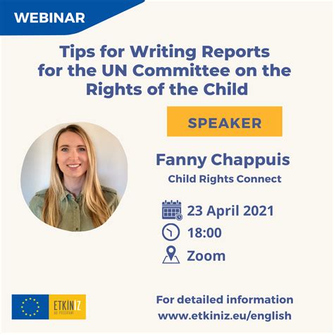 How to write a report on a webinar. Registration for the Webinar "Tips for Writing Reports for the UN Committee on the Rights of the ...