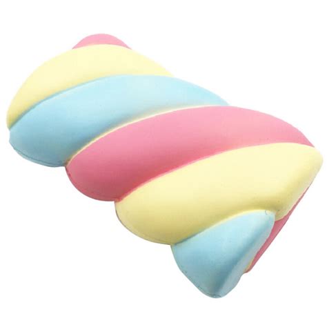 3pcslot Lovely Cotton Candy Looking Squishy Spun Sugar Scented Squishy Slow Rising Squeeze Toys