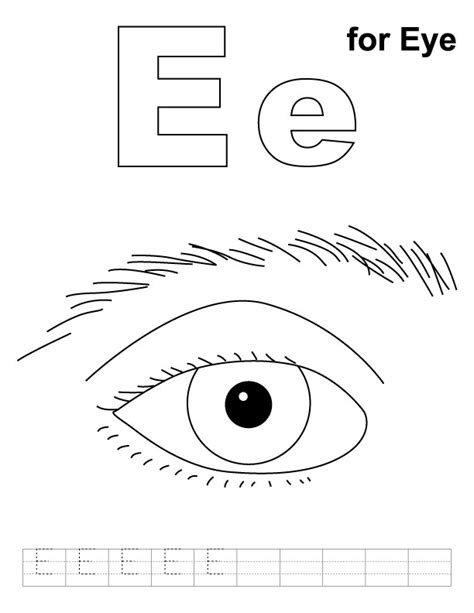 Coloring Book Eyes Coloring Pages