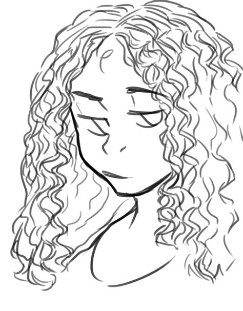 It doesn't matter if you can draw or not, with. how to draw curly hair - Google Search | Curly hair ...