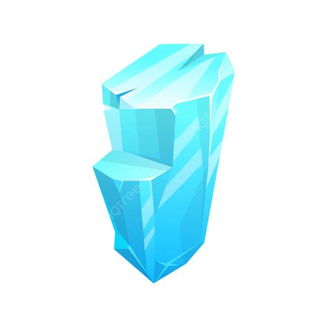 Ice Snow Frozen Vector Hd Images Ice Crystal Iceberg Frozen Icon