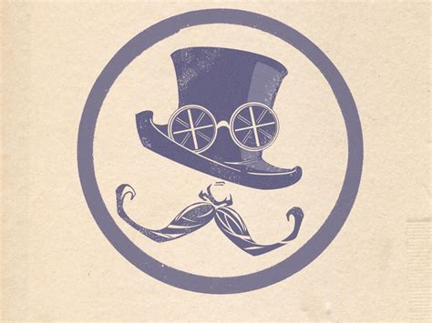 Steampunk Mustache Logo By Pencilbags On Deviantart In 2023 Steampunk