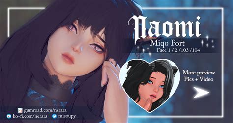 ˏˋ Naomi ˎˊ for Miqo te The Glamour Dresser Final Fantasy XIV