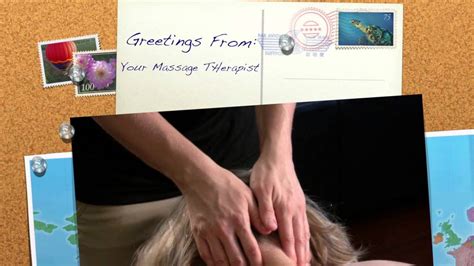 Greetings From Your Massage Therapist Royalty Free Massage Therapy