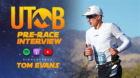 Tom Evans 2023 Utmb Pre Race Interview Youtube