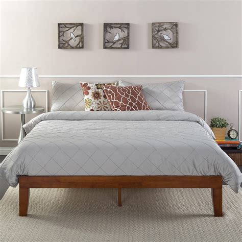 12 Inch Solid Wood Queen Size Platform Bed Frame Wooden