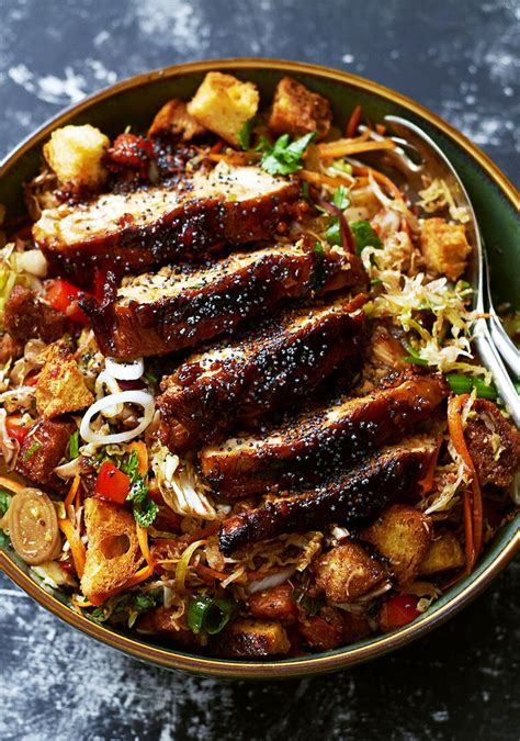 Grilled Chicken Cabbage Salad Recipe With Raspberry Balsamic Dressing