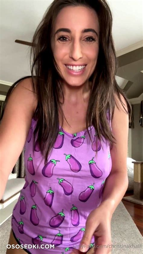 Christina Khalil Sexy Eggplant Outfits Try On Nude Photos Onlyfans Patreon Fansly Leaked