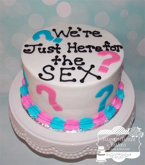 Here For The Sex Decorated Cake By Sugar Sweet Cakes Cakesdecor