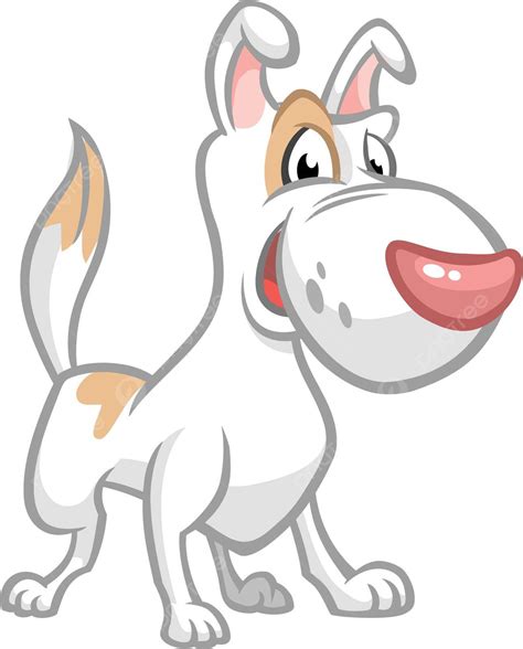 Ilustración Vectorial De Dibujos Animados De Un Divertido Perro Jack