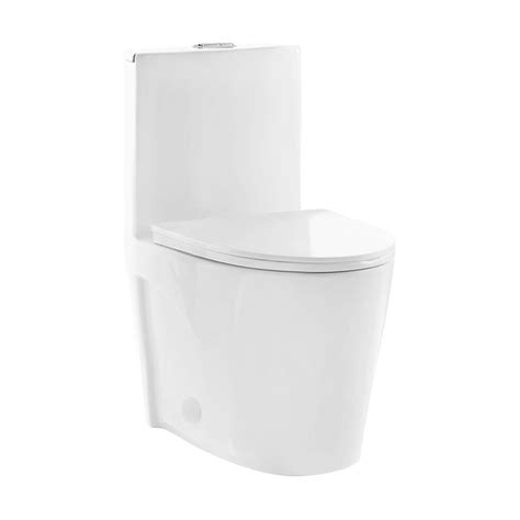 St Tropez One Piece Elongated Toilet Vortex™ Dual Flush 1116 Gpf