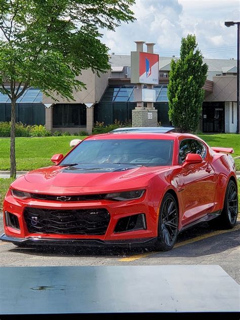 Hot Red Camaro Zl1 2020 Certified Pre Owned Chevrolet Camaro For Sale