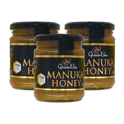Queen Bee Manuka Honey Mg115 3 X 340g Triple Pack Manuka Honey Direct