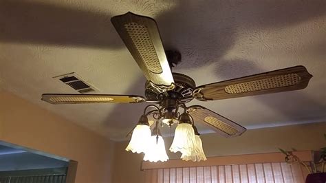 52 Unknown Ge Vent Cane Bladed Ceiling Fan Youtube