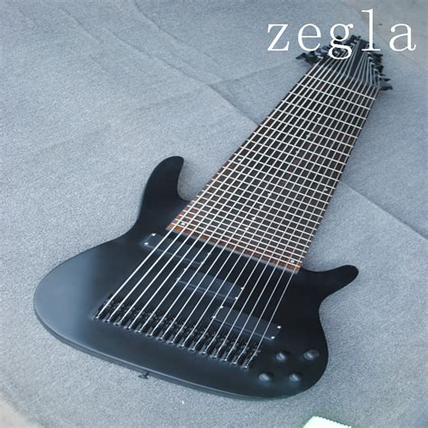 Custom 15 String Bass Electric Guitar Full Body Connection Classic