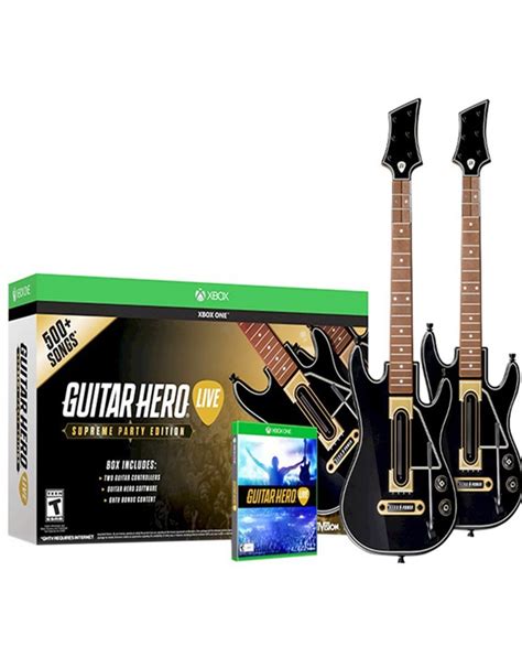 Guitar Hero Live Bundle 2 Guitarras Supreme Edition 500songs Xbox One Game Cool Tienda De
