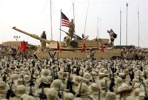 Standing Atop An M1a2 Abrams Main Battle Tank Mbt Us Marine Corps