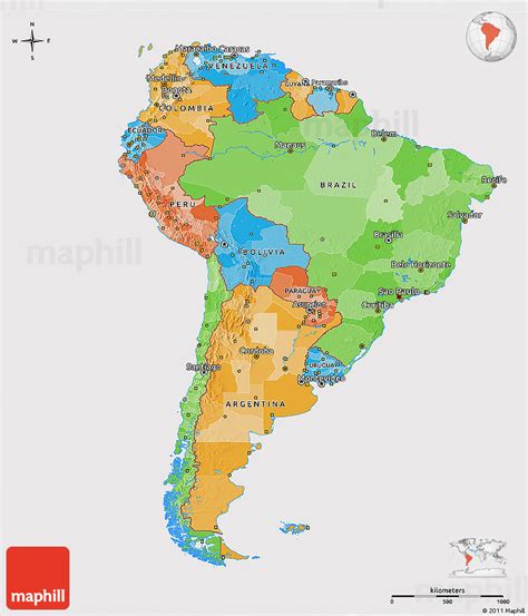 Political Map Of Latin America Maps For You