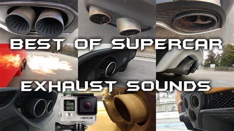 Best Of Gopro Supercar Exhaust Sounds F40 Gtr Lfa Veyron 918