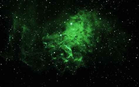 Green Nebula Background
