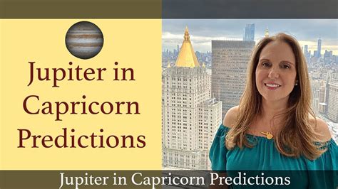 Jupiter In Capricorn Predictions Pillai Center Practice