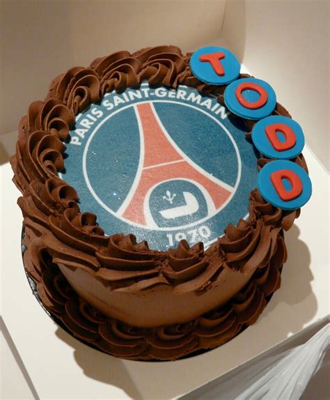 Psg Cake Birthday Cake For Todd A Big Psg Fan Would Be Flickr