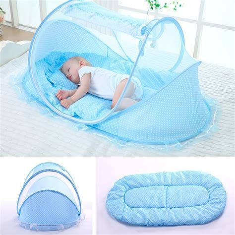 Portable Foldable Baby Bed Mosquito Net Polyester Newborn Sleep Bed